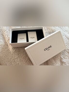 Celine Paris Small Empty Gift White Box 7.5 x 4 x 2.5 Storage Organizer books